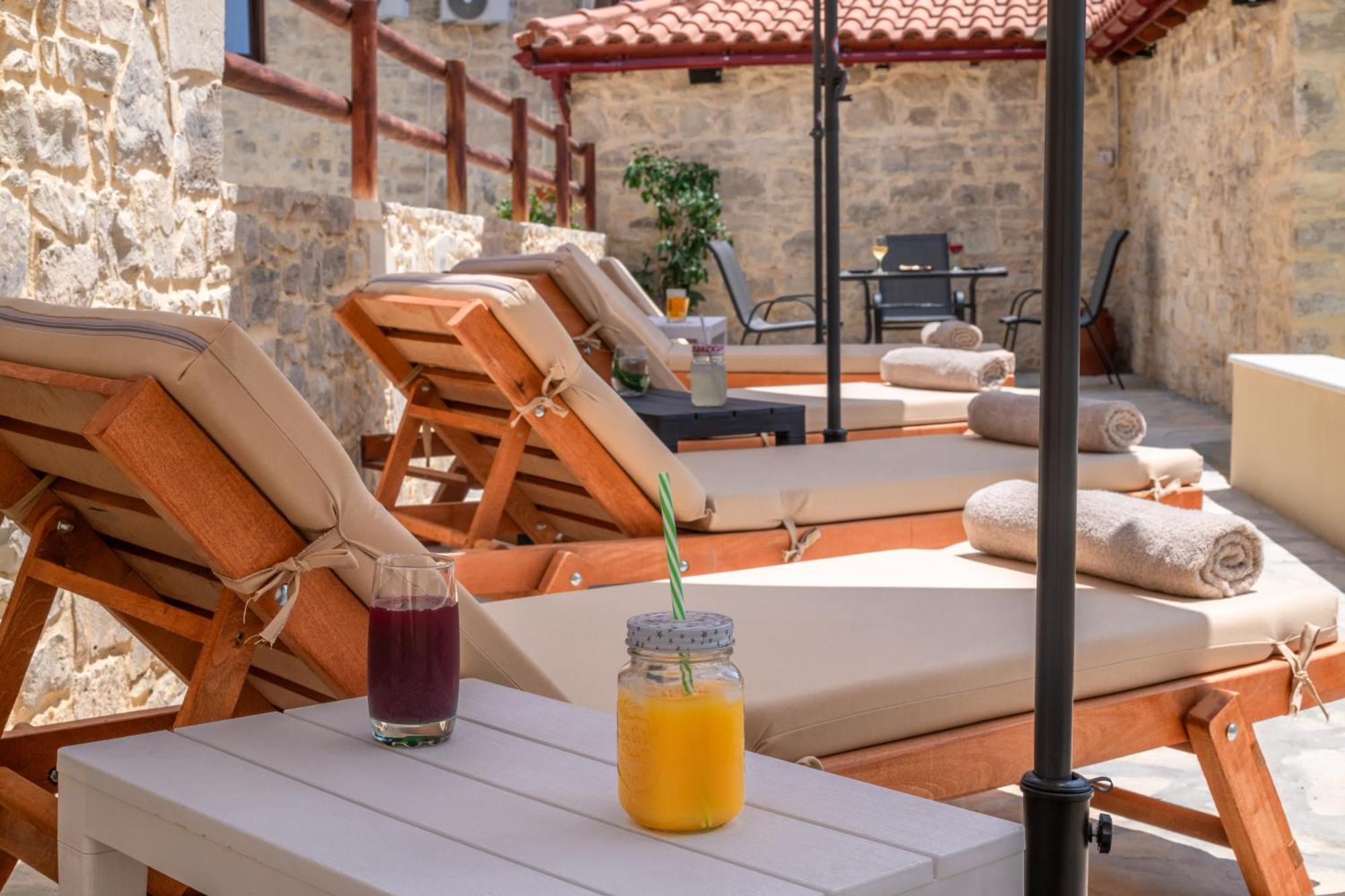 Draganigo Luxury Stone Houses 40 Min From Matala Ano Moulia Exterior foto