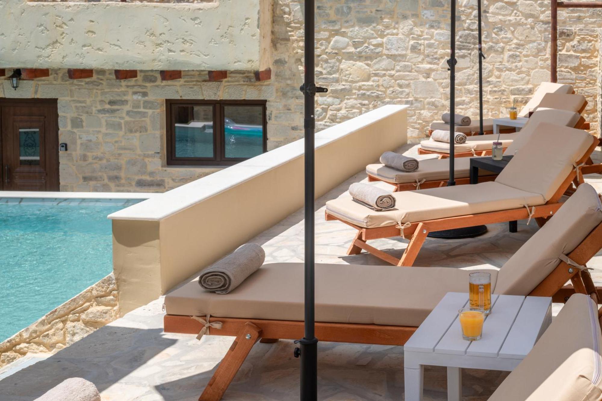 Draganigo Luxury Stone Houses 40 Min From Matala Ano Moulia Exterior foto